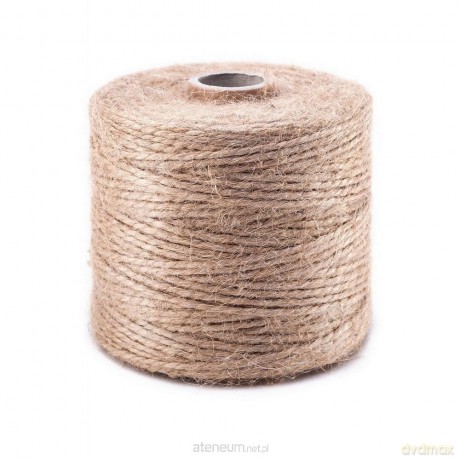 Sznurek jutowy naturalny 2mm 500g
