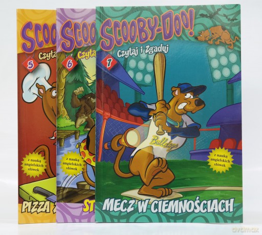 Scooby-Doo Czytaj I Zgaduj Zestaw nr 2: cz. 5,6,7 [3xKSIĄŻKA]