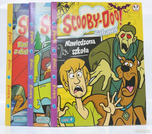 Scooby-Doo Zabawy Zestaw 3: cz. 9,11,12 [3xKSIĄŻKA]
