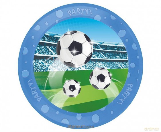 Talerz wielokrotnego użytku Soccer 21 cm