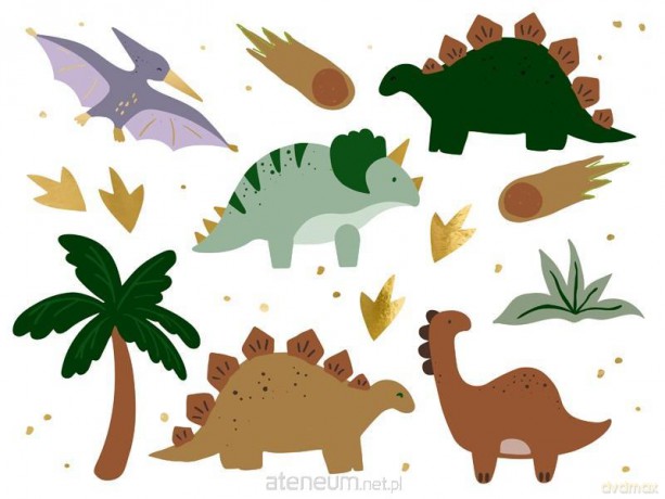 Tatuaże Dinozaury 13 szt