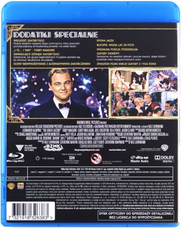 Wielki Gatsby (Edycja kolekcjonerska) [Blu-Ray]+[CD] 