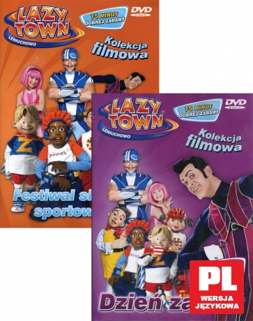 Lazy Town Kolekcja Filmowa Zestaw 3/2010: Dzień Zabaw/Festiwal Słodyczy Sportowców [2DVD]+[2xCZASOPISMO]