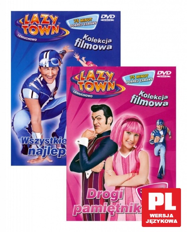 Lazy Town Kolekcja Filmowa Zestaw 2/2010: Drogi Pamiętniku/Wszystkiego Najlepszego [2DVD]+[2xCZASOPISMO]