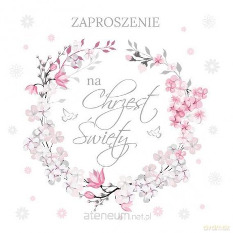 Zaproszenie Chrzest (10 szt)