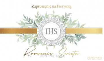 Zaproszenie Komunia (10 szt)