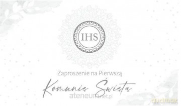 Zaproszenie Komunia (10 szt)