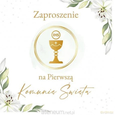 Zaproszenie Komunia (10 szt)