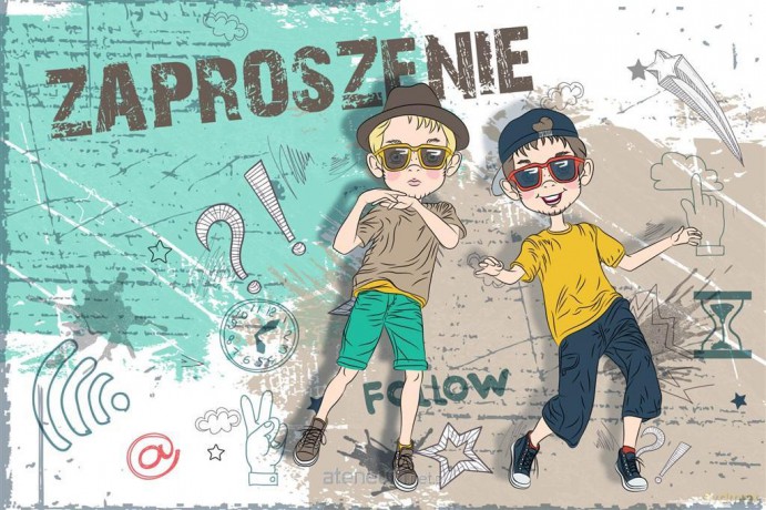 Zaproszenie Urodziny (10 szt)