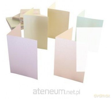 Zestaw kopert i kart A6 perłowe pastel 50 szt