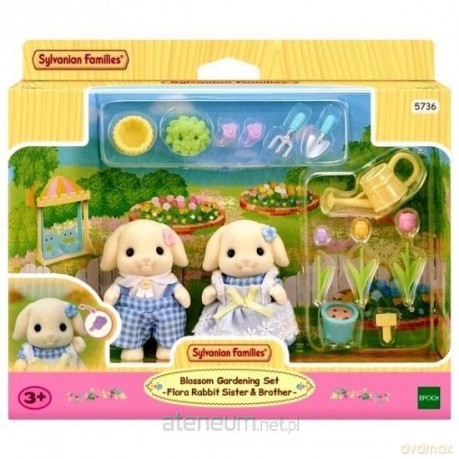 Zestaw kwiatowy z figurkami Flora Rabbit [FIGURKA]