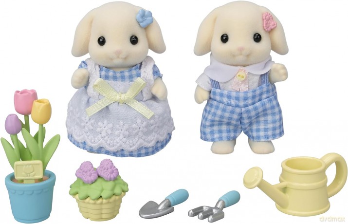 Zestaw kwiatowy z figurkami Flora Rabbit [FIGURKA]
