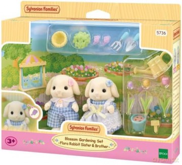 Zestaw kwiatowy z figurkami Flora Rabbit [FIGURKA]