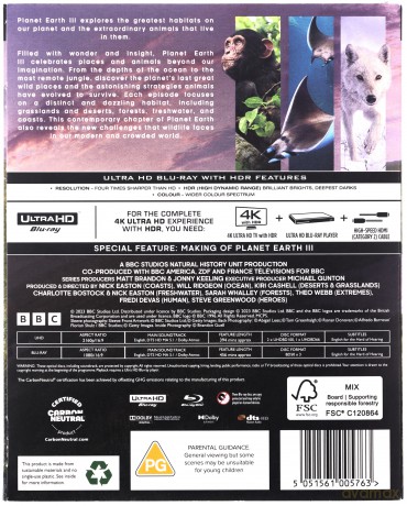 Planet Earth III [Blu-Ray 4K]+[Blu-Ray]