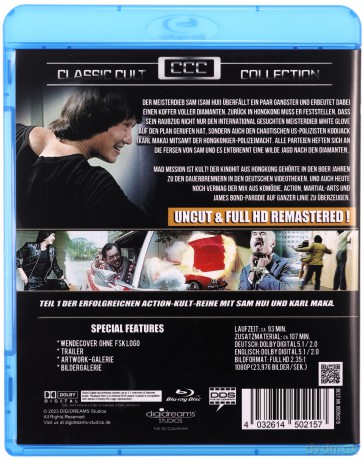 Mad Mission: Diamondfinger ( Szalona misja) [Blu-Ray]