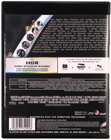 Faceci w czerni II [Blu-Ray 4K]