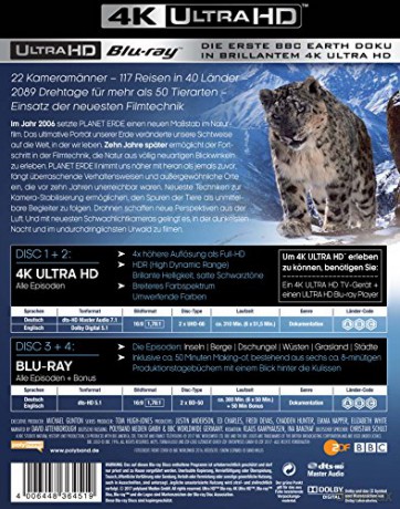Planet Earth II (Planeta Ziemia II) [2xBlu-Ray 4K]+[2xBlu-Ray]