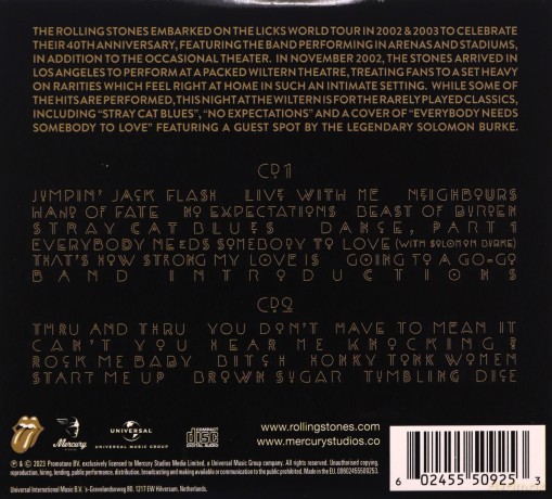 The Rolling Stones: Live At The Wiltern [2CD]