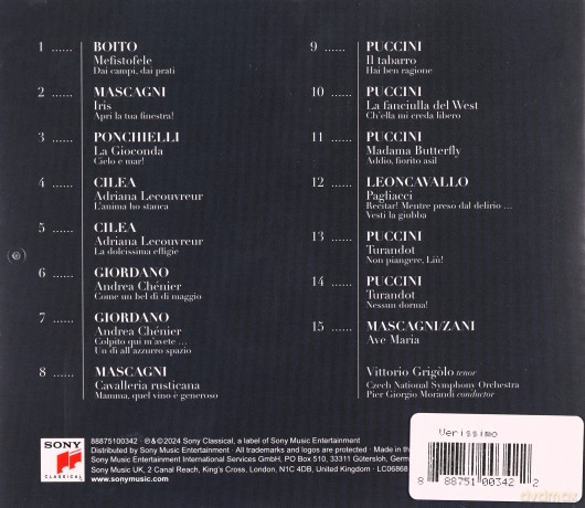 Vittorio Grigolo: Verissimo [CD]
