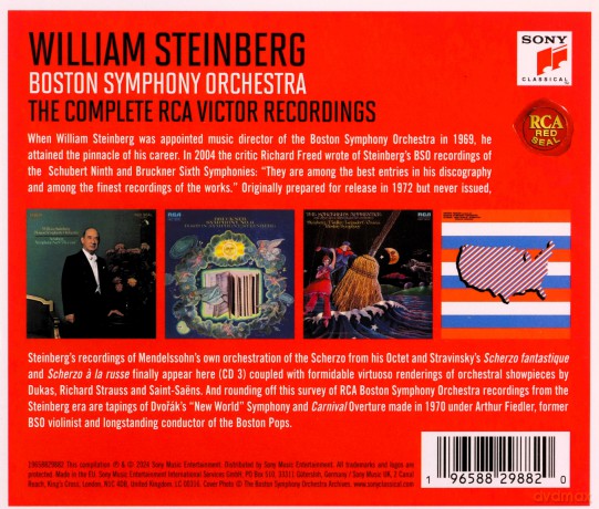 William Steinberg: William Steinberg - Boston Symphony Orchestra - The Complete RCA Victor Recordings [4CD]