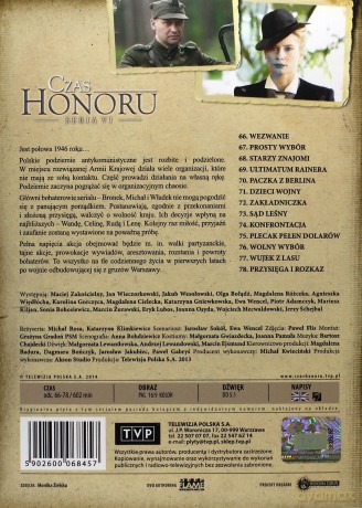 Czas Honoru sezon 6 (odcinki 66-78) [BOX] [4DVD]