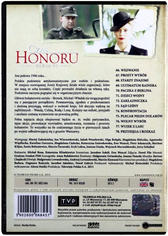 Czas Honoru sezon 6 (odcinki 66-78) [BOX] [4DVD]