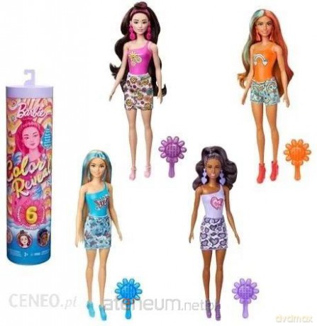 Barbie Color Reveal Lalka Seria Kolorowe wzory