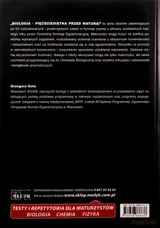 Biologia - pięćdziesiątka przed maturą (Tom 4) - Grzegorz Gola [KSIĄŻKA]