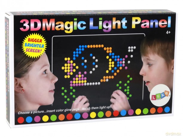 Magiczna tablica edu 3D podświetlana układanka