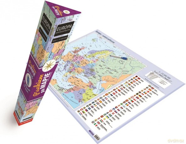 Mapa Europa polityczna (plakat) [KSIĄŻKA]