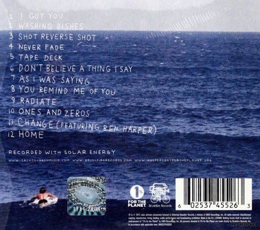 Jack Johnson: From Here To Now To You (ecopack) [CD]