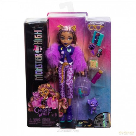 Monster High Clawdeen Lalka podstawowa HRP65