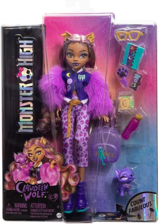 Monster High Clawdeen Lalka podstawowa HRP65