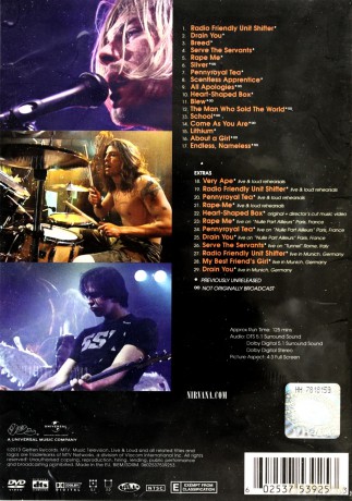 Nirvana: Live And Loud [DVD]