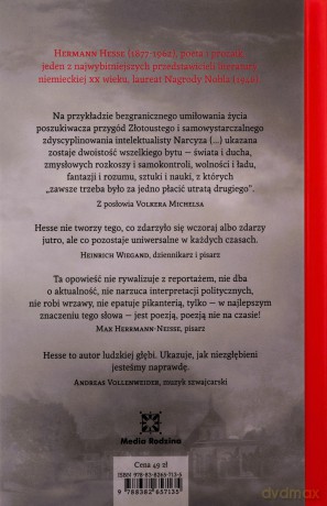Narcyz i Złotousty - Hermann Hesse [KSIĄŻKA]