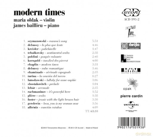 Maria Ołdak: Modern Times [CD]