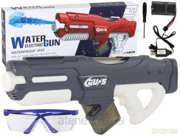 Pistolet duży na wodę szary 750ml + okulary