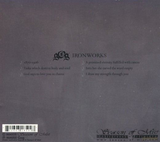 Gog: Ironworks (digipack) [CD]