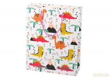 Torba prezentowa dinozaury 32x26x10cm