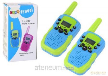 Walkie Talkie krótkofalówki zasięg 3km niebieskie