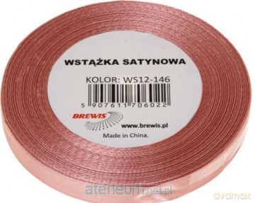 Wstążka satynowa guma balonowa 6mm x 32m
