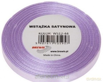 Wstążka satynowa jasny lawendowy 25mm x 32m
