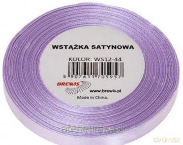 Wstążka satynowa jasny lawendowy 38mm x 32m