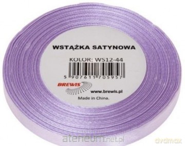 Wstążka satynowa jasny lawendowy 6mm x 32m