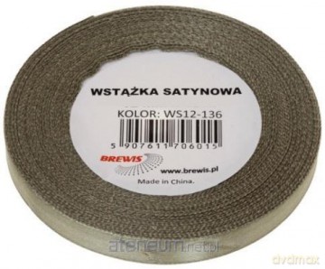 Wstążka satynowa khaki 38mm x 32m