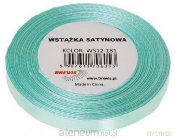 Wstążka satynowa miętowa 6mm x 32m