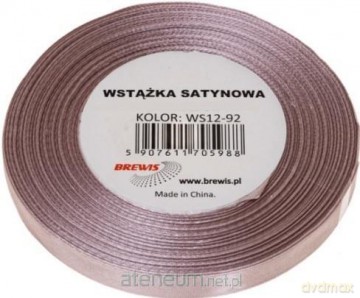 Wstążka satynowa pudrowy róż 38mm x 32m