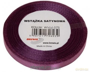 Wstążka satynowa śliwkowa 12mm x 32m
