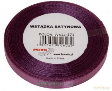 Wstążka satynowa śliwkowa 6mm x 32m