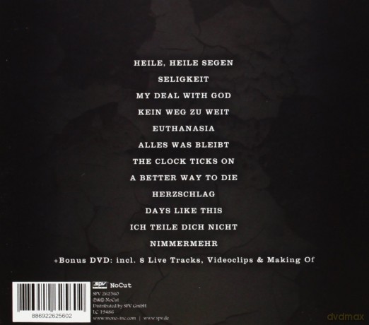 Mono Inc: Nimmermehr Limited Edition (digipack) [CD]+[DVD]